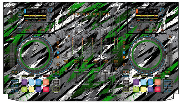 Denon DJ MCX 8000 Skin Sparkasm Green
